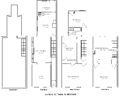 Rental Home in Trenton NJ - Floor Plan - Small