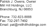 Mill Hill Holdings Contact